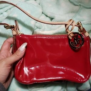 Michael Kors patient leather mini bag
